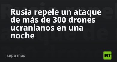 Rusia repele un ataque de más de 300 drones ucranianos en una noche