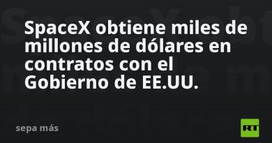 SpaceX obtiene miles de millones de dólares en contratos con el Gobierno de EE.UU.