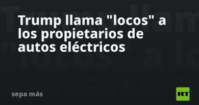Trump llama "locos" a los propietarios de autos eléctricos