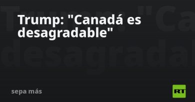 Trump: "Canadá es desagradable"