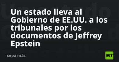 Un estado lleva al Gobierno de EE.UU. a los tribunales por los documentos de Jeffrey Epstein