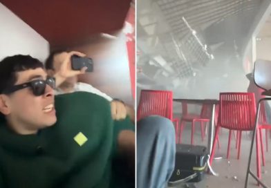 "Una verdadera historia de terror": 'influencer' graba sismo desde aeropuerto en Colombia