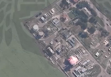 VIDEO: Drones rusos golpean la red de suministro de combustible del enemigo