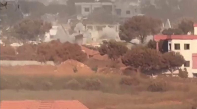 VIDEO: Fuerzas israelíes reducen a escombros viviendas de civiles desplazados en el sur del Líbano