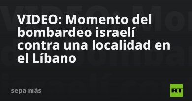 VIDEO: Momento del bombardeo israelí contra una localidad en el Líbano