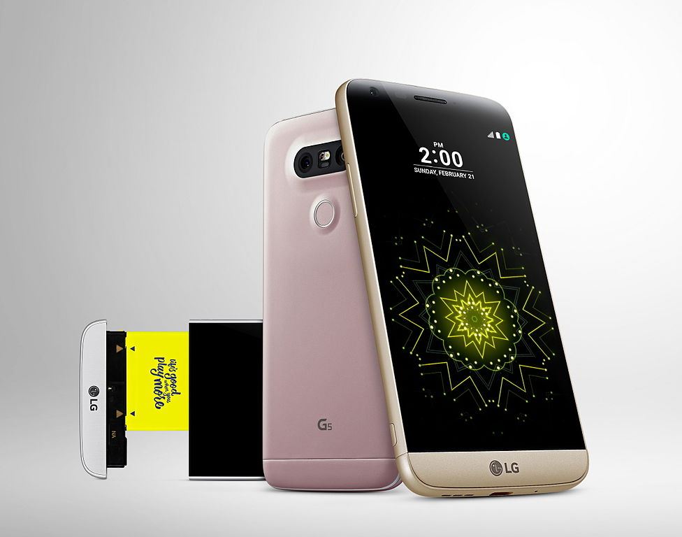 Metal es el principal elemento de fabricación del LG G5.