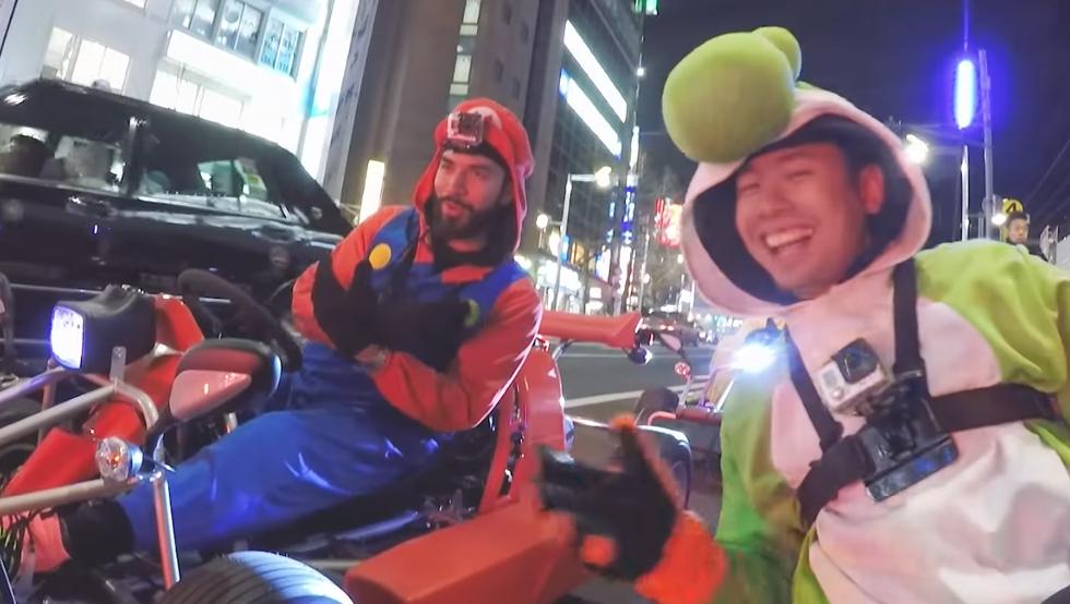 En Tokyo puedes jugar Mario Kart en plena calle