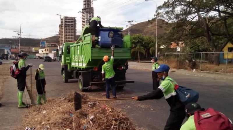 José Simón Elarba - Cuadrillas de áreas verdes de Fospuca no paran y multiplican jornadas de limpieza - FOTO