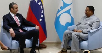 Reunión El Aissami-Barkindo - Venezuela propone consolidación de una política integral a la OPEP - FOTO