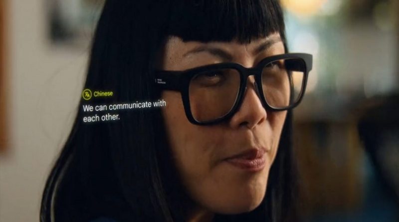 100% Realidad Aumentada ¡Google presentó prototipo de gafas que transcriben y traducen en tiempo real! - FOTO