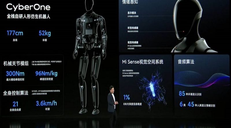 Lo presentó Xiaomi; ‘CyberOne’ ¡El robot humanoide que reconoce emociones! - FOTO
