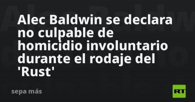 Alec Baldwin se declara no culpable de homicidio involuntario durante el rodaje del 'Rust'