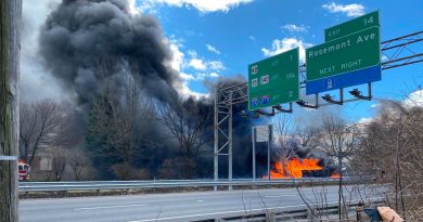 EE.UU. : Un camión cisterna explota y arde en llamas en Maryland (VIDEO)