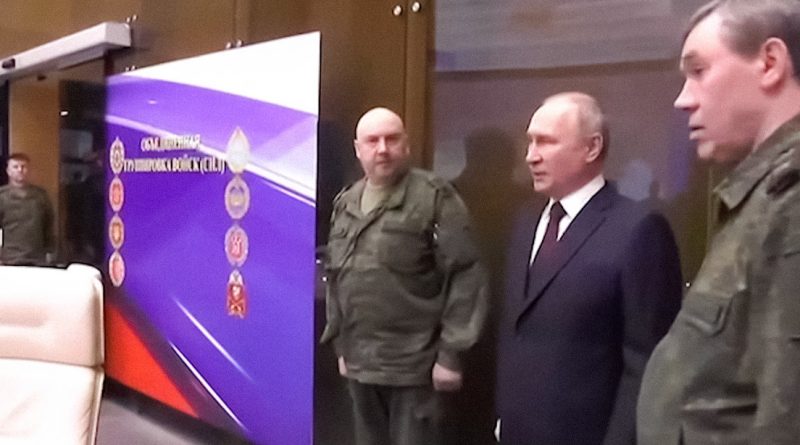 VIDEO: Putin visita el puesto de mando de la operación especial en Rostov del Don