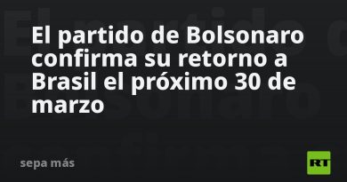 El partido de Bolsonaro confirma su retorno a Brasil el próximo 30 de marzo