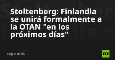 Stoltenberg: Finlandia se unirá formalmente a la OTAN "en los próximos días"