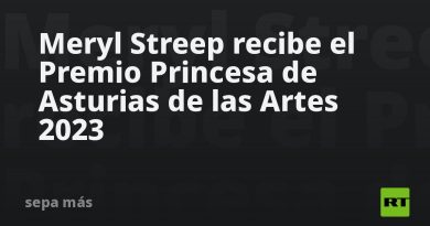 Meryl Streep recibe el Premio Princesa de Asturias de las Artes 2023