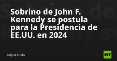 Sobrino de John F. Kennedy se postula para la Presidencia de EE.UU. en 2024