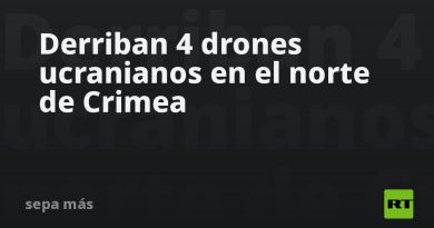 Derriban 4 drones ucranianos en el norte de Crimea
