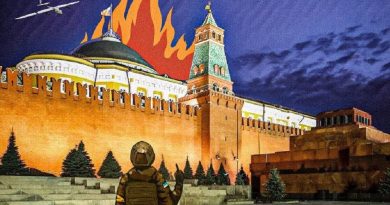 El servicio postal de Ucrania lanzará un sello dedicado al ataque al Kremlin