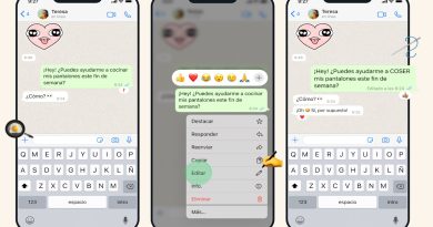 Función editar mensajes enviados en WhatsApp