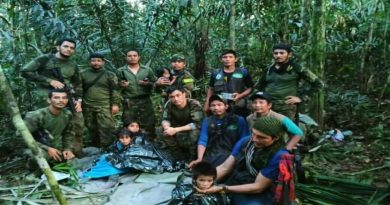 Encuentran con vida a los 4 niños desaparecidos hace 40 días en la selva en Colombia