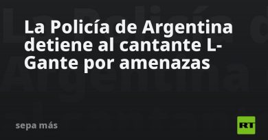 La Policía de Argentina detiene al cantante L-Gante por amenazas