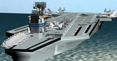 Presentan en China un concepto de superbarco de guerra al estilo de Star Wars capaz de sustituir una flota