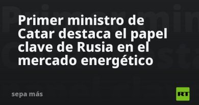 Primer ministro de Catar destaca el papel clave de Rusia en el mercado energético