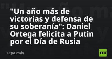 "Un año más de victorias y defensa de su soberanía": Daniel Ortega felicita a Putin por el Día de Rusia