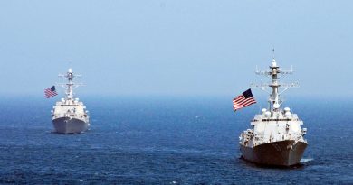 Un buque chino estuvo a punto de colisionar con un destructor estadounidense en el estrecho de Taiwán