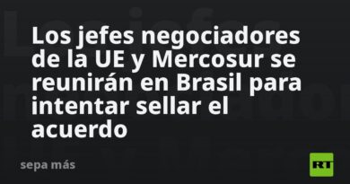 Los jefes negociadores de la UE y Mercosur se reunirán en Brasil para intentar sellar el acuerdo