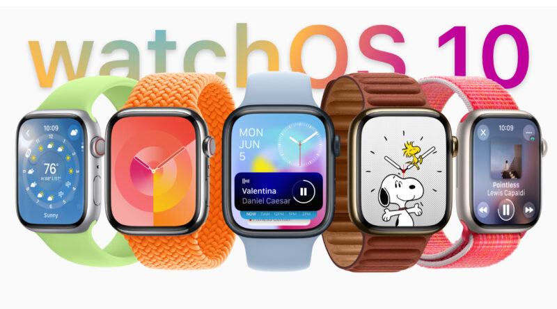 Novedades de watchOS 10 de Apple