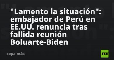 "Lamento la situación": embajador de Perú en EE.UU. renuncia tras fallida reunión Boluarte-Biden