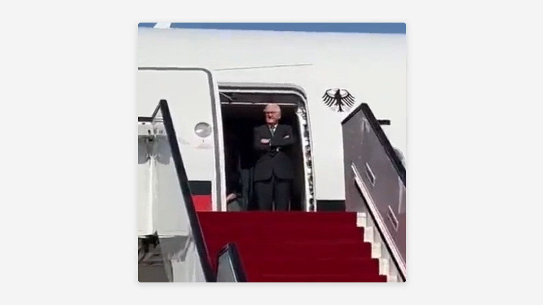 El presidente de Alemania llega a Catar, pero nadie va a recibirlo (VIDEO)