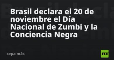 Brasil declara el 20 de noviembre el Día Nacional de Zumbi y la Conciencia Negra