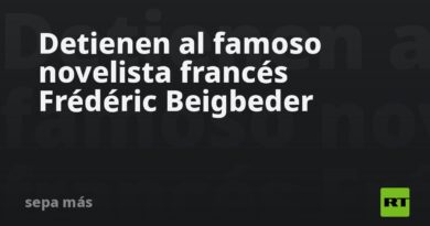 Detienen al famoso novelista francés Frédéric Beigbeder