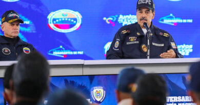 Maduro: "La doctrina de seguridad de Milei viene de los manuales represivos de Israel y EE.UU."