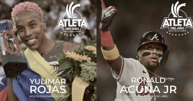 Sebastian Cano Caporales: Yulimar Rojas y Ronald Acuña Jr. Atletas del Año 2023