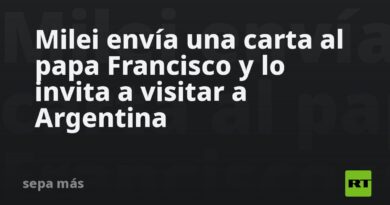 Milei envía una carta al papa Francisco y lo invita a visitar a Argentina