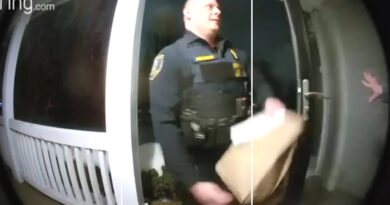 Policía arresta a un repartidor pero garantiza la cena al entregar el pedido a domicilio (VIDEO)