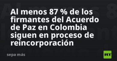 Al menos 87 % de los firmantes del Acuerdo de Paz en Colombia siguen en proceso de reincorporación