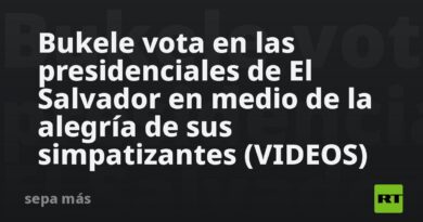 Bukele vota en las presidenciales de El Salvador en medio de la alegría de sus simpatizantes (VIDEOS)