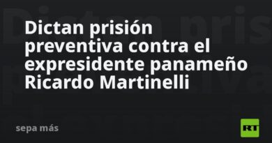 Dictan prisión preventiva contra el expresidente panameño Ricardo Martinelli