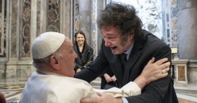 Javier Milei mantiene una audiencia privada con el papa Francisco