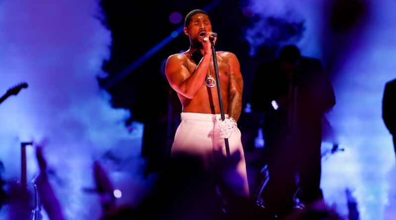 Usher realizó el show más largo del Super Bowl