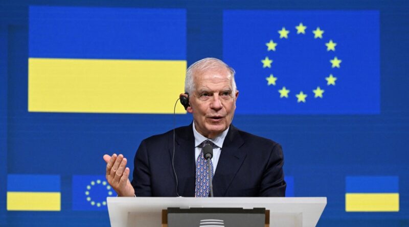 Borrell aconseja a la UE que sea "más creativa" al buscar dinero para ayudar a Ucrania