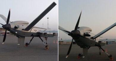 Nuevo dron militar iraní puede transportar hasta 13 bombas a una larga distancia