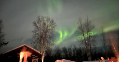Una aurora boreal ilumina el cielo de varias ciudades de Rusia (FOTOS)