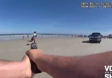 VIDEO: Un adolescente saca un arma frente a bañistas en una playa en EE.UU.